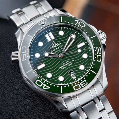 2022 omega seamaster 300m green|Omega Seamaster diver 300m quartz.